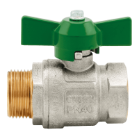 ITAP 293 golyóscsap, T-foganytús, zöld, fix 1/2KB - gepesz.hu