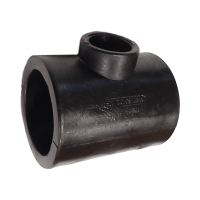 SIMONA BT red KPE süthető szűkített T-idom, PN4-10, PE100, SDR17, 90-63-90mm - gepesz.hu