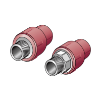 KE KELIT KETRIX süthető külső menetes átmeneti idom, fém menettel, 20mmx1/2K - gepesz.hu