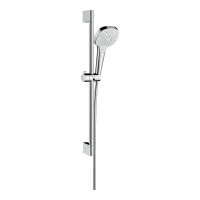 HANSGROHE Croma Select E Vario zuhanyszett, 650mm, EcoSmart, króm/fehér - gepesz.hu