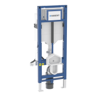 GEBERIT Duofix WC szerelőelem tartállyal, akadálymentes, állítható mag., 12x112cm - gepesz.hu