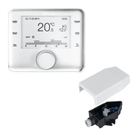 BOSCH CR400 időjáráskövető szabályzó, AF külső érzékelő, heti prog., max.4 fűt.kör - gepesz.hu