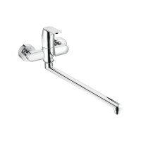 GROHE Eurosmart Cosmopolitan KMT csaptelep, egykaros, fali, forgatható, króm - gepesz.hu