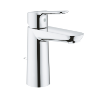 GROHE BauEdge M mosdó csaptelep, egykaros, leeresztőszeleppel, króm