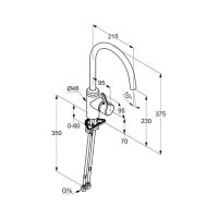 KLUDI Bingo Star mosogató csaptelep, egykaros, matt fekete - gepesz.hu KLUDI Bingo Star mosogató csaptelep, egykaros, matt fekete - gepesz.hu