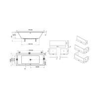 RAVAK Formy 01 Slim akrilkád, fehér, 170x75cm - gepesz.hu RAVAK Formy 01 Slim akrilkád, fehér, 170x75cm - gepesz.hu
