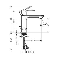 HANSGROHE Rebris S 110 mosdó csaptelep, CoolStart, fém leeresztőszeleppel, króm - gepesz.hu HANSGROHE Rebris S 110 mosdó csaptelep, CoolStart, fém leeresztőszeleppel, króm - gepesz.hu