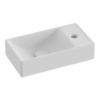 RAVAK Veda 400 W R kézmosó, jobbos, csaplyukkal, túlfolyó nélkül, fehér, 408x222mm - gepesz.hu RAVAK Veda 400 W R kézmosó, jobbos, csaplyukkal, túlfolyó nélkül, fehér, 408x222mm - gepesz.hu